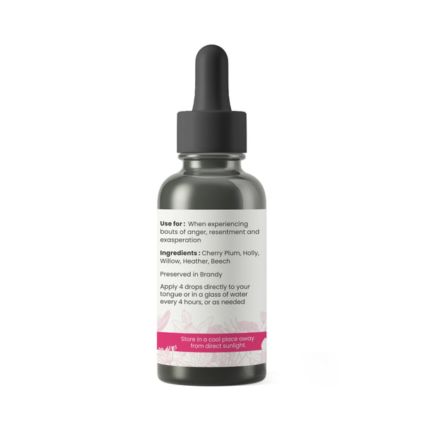 Bach Flower Tincture : Anger