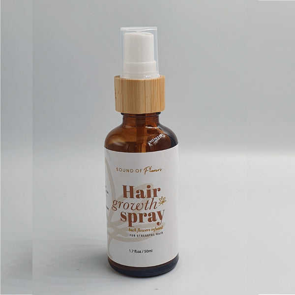 Hair Growth Spray Bach Flowers Infused For Stressful Hair